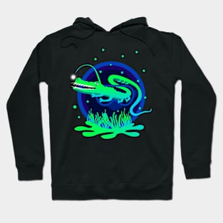 Strange World Weird Crocodile Under Sea water Hoodie